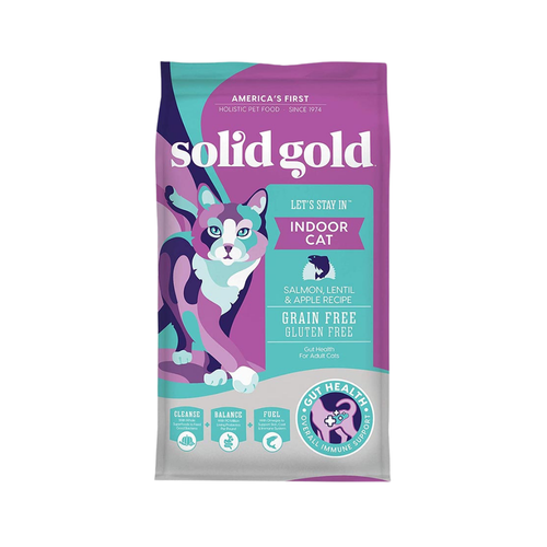 Solid Gold Lets Stay In Salmon Lentil & Apple Recipe Grain Free for Cats