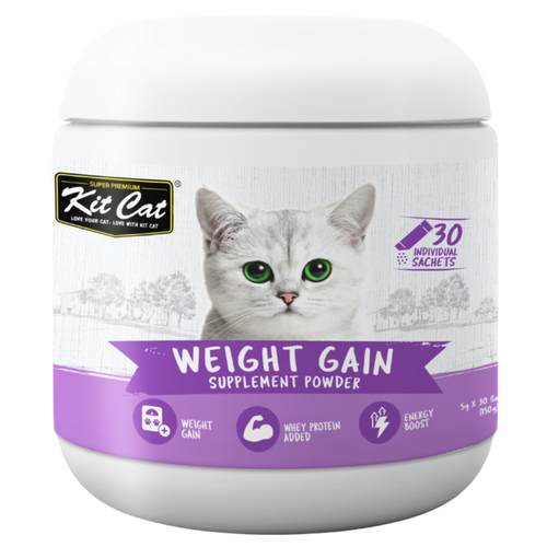 Kit Cat Cat Supplements Weight Gain Powder for Muscle Building | 30 Sachets x 5g