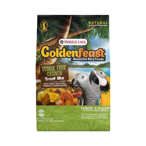 Goldenfeast Veg Fruit Crunch Treats Parrots & Macaw 0.91kg