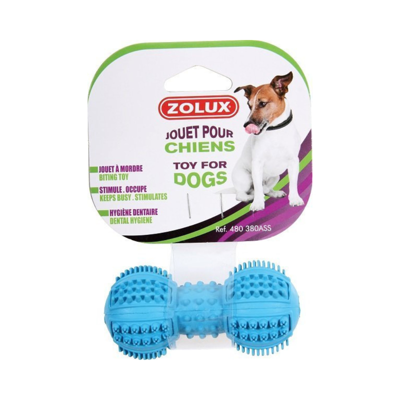 Zolux RUBBER TOY DENTAL BONE 9CM