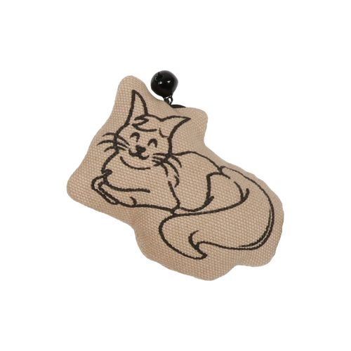 I Love Happy Cats Relaxing Happy Cat Cat Toy With Bell 10x2x6.5cm