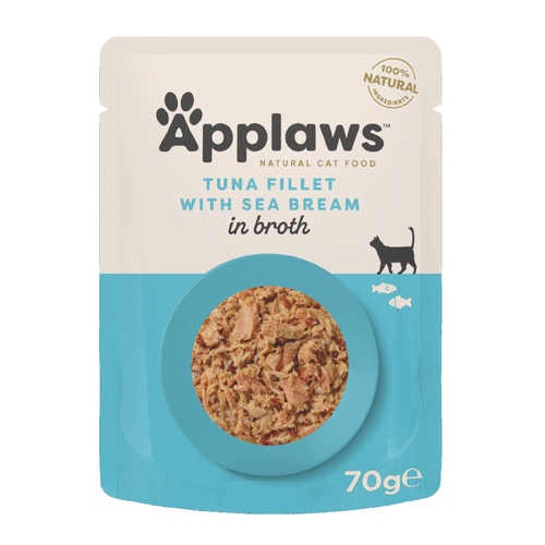 Applaws cat Pouch Tuna & Seabream & Wild Rice 70g