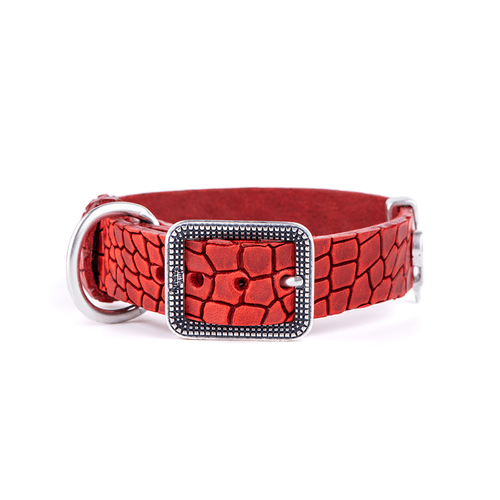 MF TUCSON Collar LEATHER Red