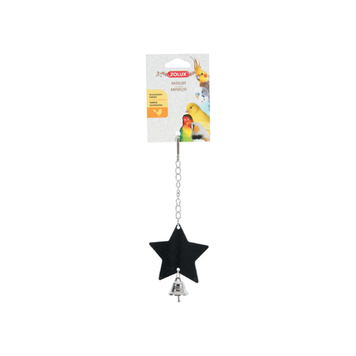 Zolux Metal Star Shaped Mirror with Bell