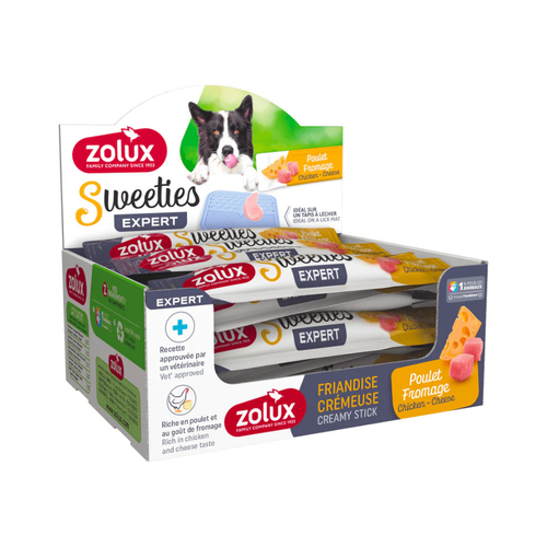 Zolux Sweeties Creamy Treats Chicken & Cheese for Dogs 14g