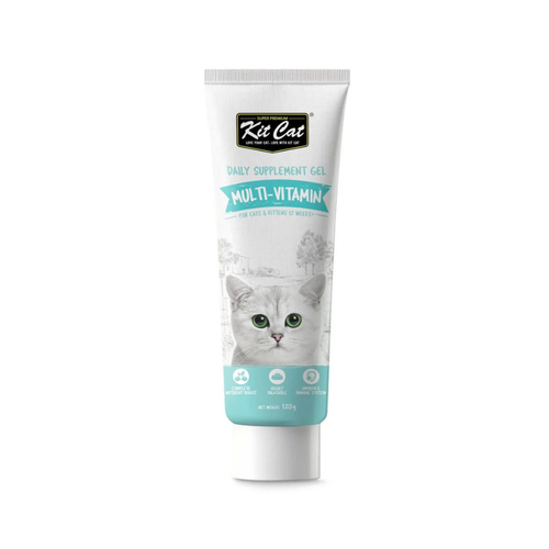 Kit Cat Daily Supplement Gel Multivitamin for Cat & Kittens 120g