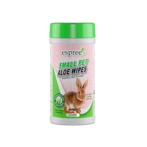 Espree Small Pet Aloe Wipes Sensitive Skin Baby Powder 50 Wipes