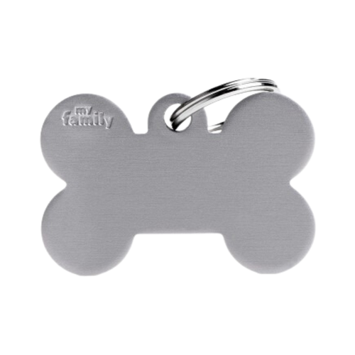 MF Tags Basic Aluminum Grey Big Bone