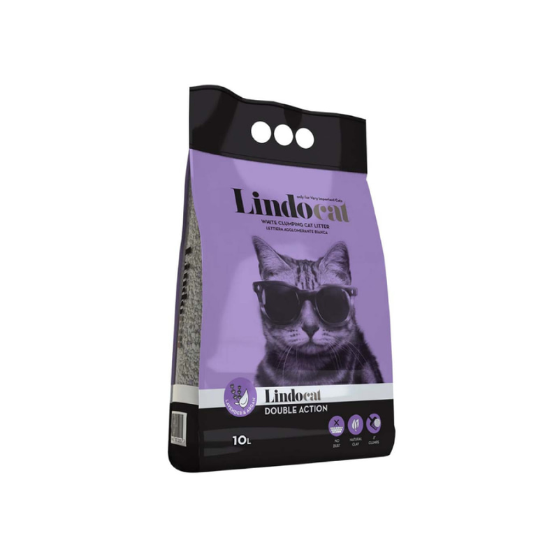 ليندو كات العطر المزدوج رمل  للقطط 