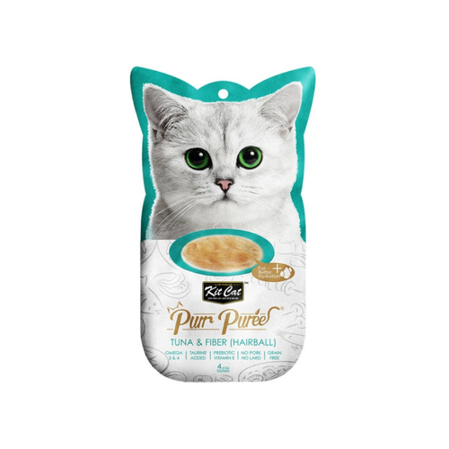 Kit Cat Puree Tuna & Scallop 15gx4 Sachets