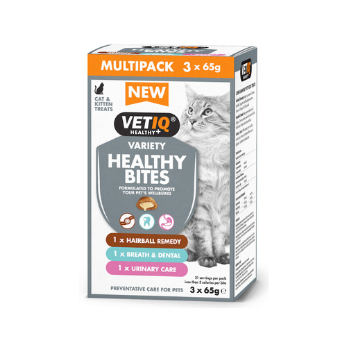 MC Variety Pack Healthy Bites for Cats 3x65g