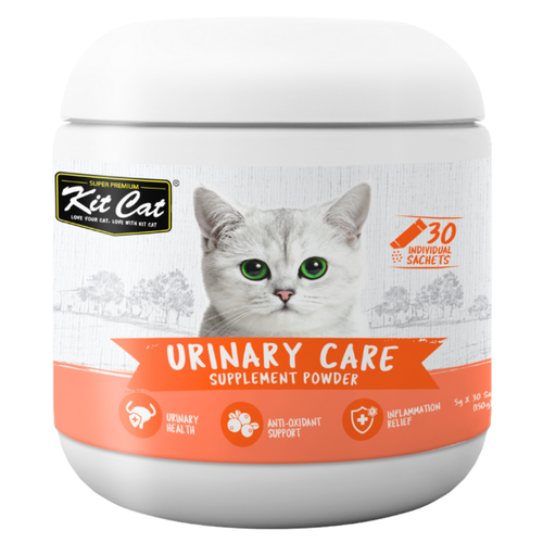 Kit Cat Cat Supplements Urinary Care Powder for Urinary Tract Health | 30 Sachets x 5g