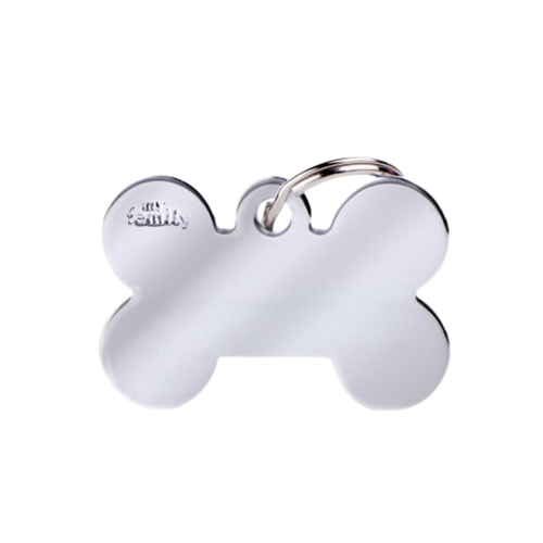 MF Tags Basic Chrome Bone L