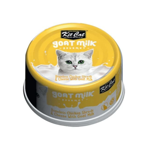 Kit Cat Boneless Chicken Shreds & Cheese With Goat Milk 70g