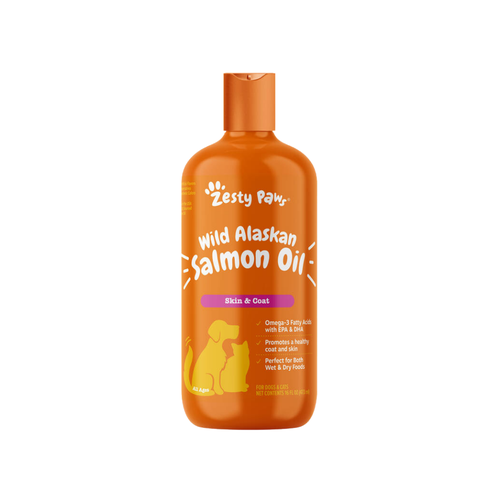 Zesty Paws Wild Alaskan Salmon Oil for Dogs & Cats