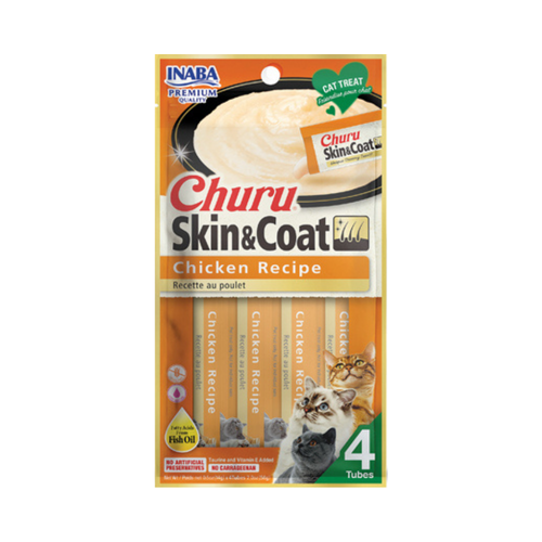 INABA Churu Skin & Coat Chicken 4x14g
