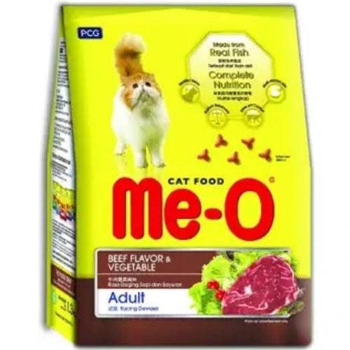 Me-O Dry Cat Food With Beef & Vegetables 7Kg