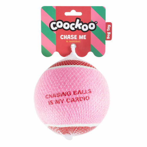 Coockoo Tennisballs Chase Me 12,7cm Red & Pink