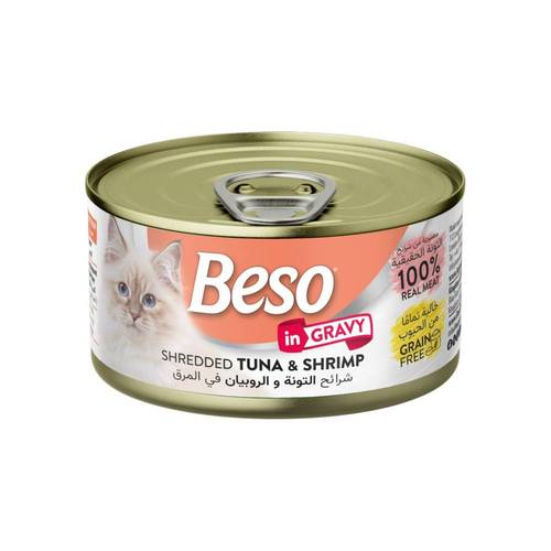 Beso Tuna & Shrimp in GRAVY Wet Food for Cats | 85gm