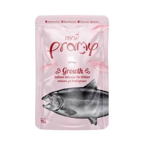 Pramy Multi Vitamin Salmon Mousse for Kitten 70g