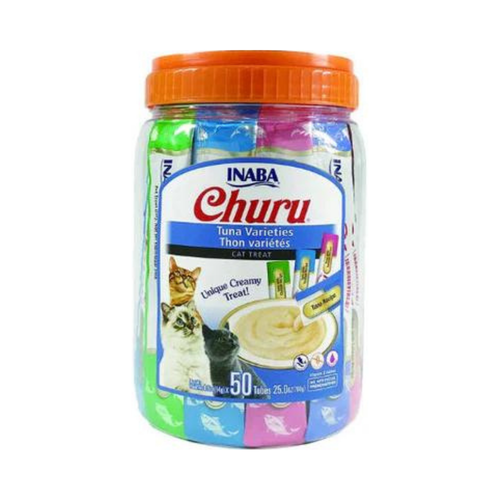 INABA Churu Tuna Varieties 50 Tubes 50x14g