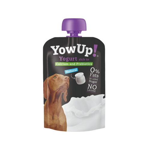 YowUp Natural Yogurt Pouch rich in Calcium & Prebiotics for Dogs 115g
