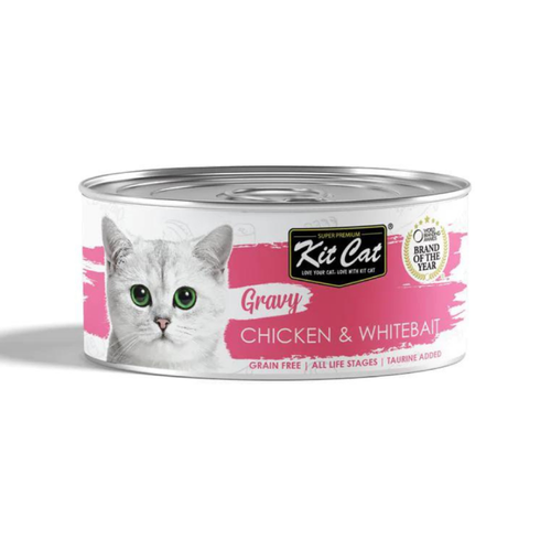 Kit Cat Gravy Chicken & Whitebait 70g