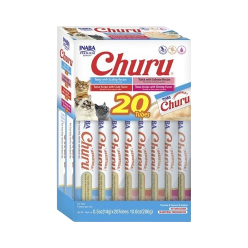 INABA Churu Tuna Seafood Variety 20 x 14g