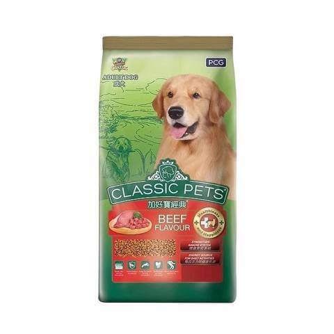 Classic Pets Dry Food For Adult Dogs, Beef 15Kg