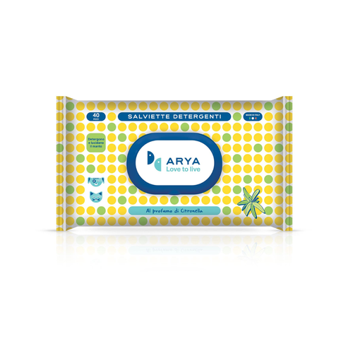 Arya Wet Wipes Citronella 20x30cm 40pcs