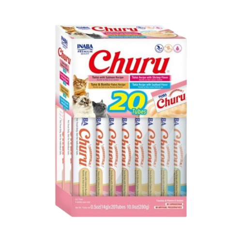 INABA Churu Tuna Seafood Mix Variety 20 x 14g