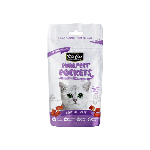 Kit Cat Purrfect Pockets - Sensitive Care 60g