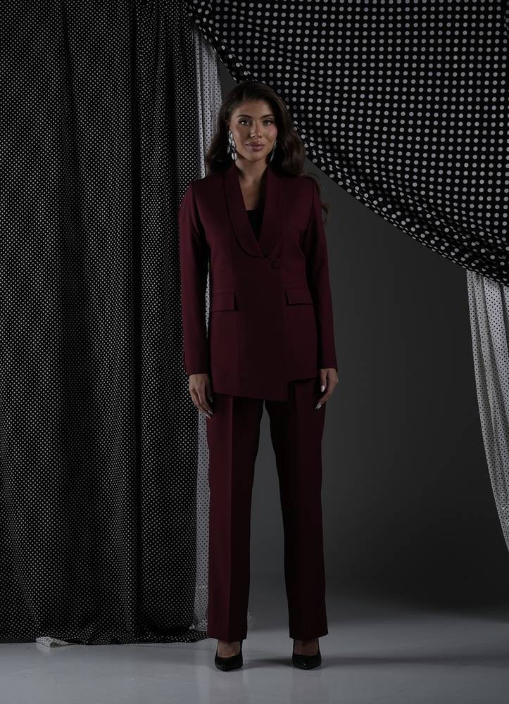 Maroon Suit