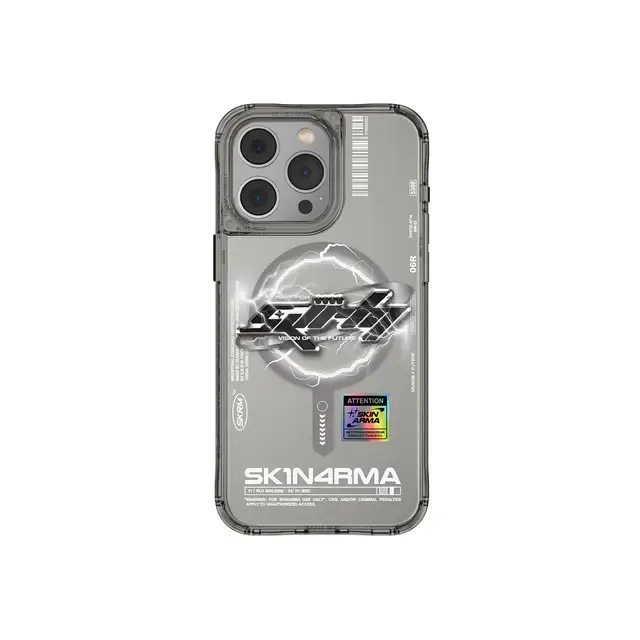 SKINARMA IPHONE 15 PRO MAX BOLT- GRAY CASE