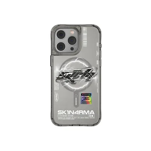 SKINARMA IPHONE 15 PRO MAX BOLT- GRAY CASE