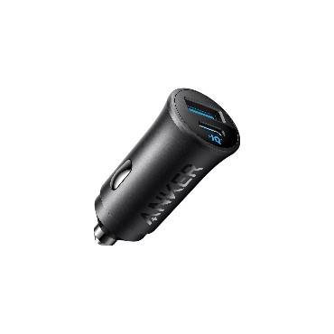 Anker Car Charger 30W Usb- A -Usb-C OutPut-Black
