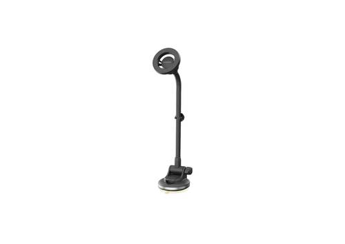 حامل سيارة مغناطيسي من بورودو فيندكس مع عمود مرن قابل للتمديد - أسود