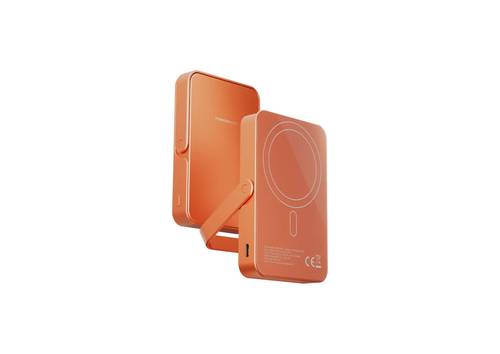 Powerology Spetemor 10000mAh MagSafe Power Glass Surface - Orange