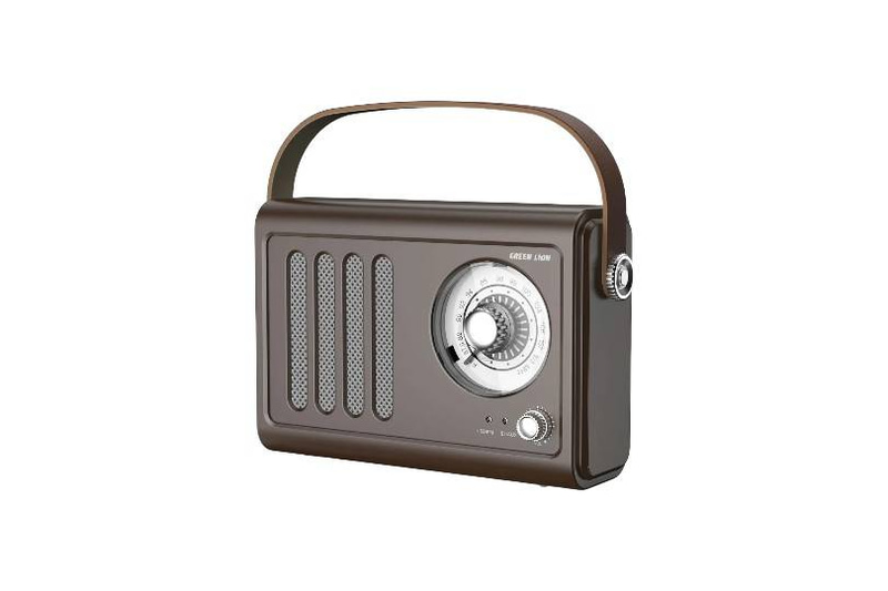Green Lion Vintage Radio Speaker - Brown