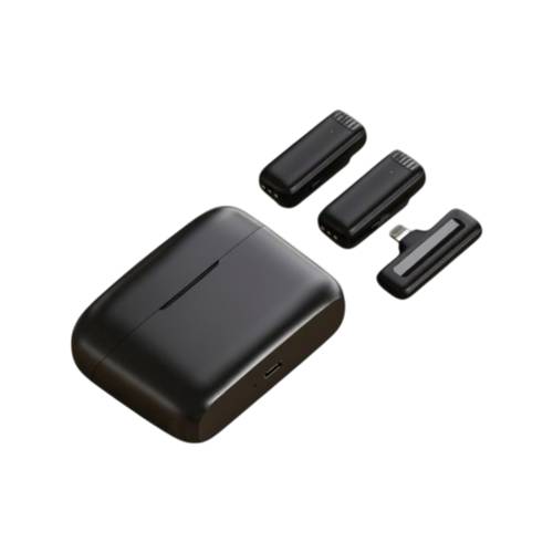 Green Lion 2 In 1 Wireless Microphone Lightning - Black