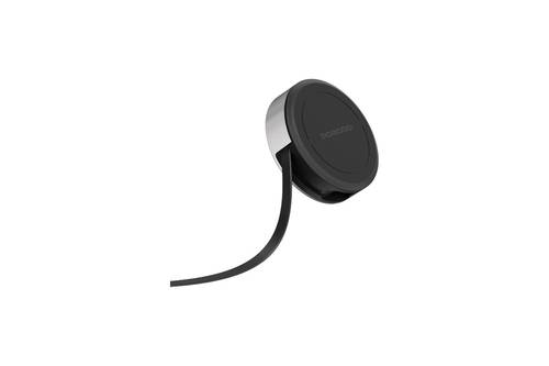 قاعدة شحن لاسلكية مغناطيسية من بورودو مزودة بمنفذ USB-C قابل للسحب - أسود