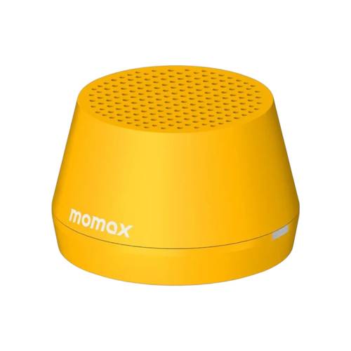 مكبر صوت لاسلكي مغناطيسي MOMAX 1-Vibe Go Lite (بميزة التثبيت الفوري) - BS8Y - أصفر