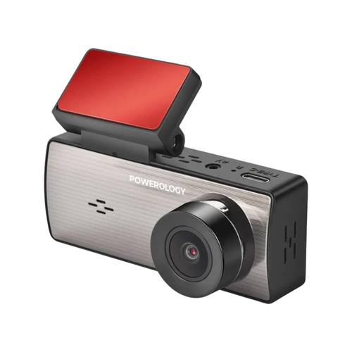 Powerology Dual Recording Dash Camera - Black