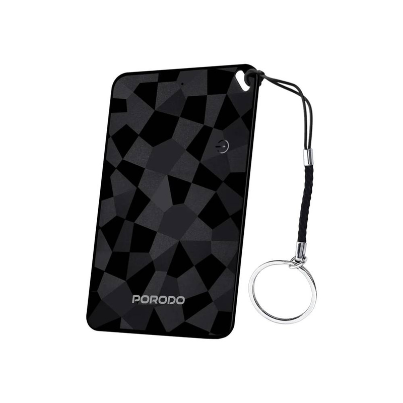 Porodo Findora II Smart Card Finder For IOS & Android - Black