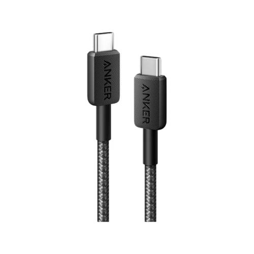 Anker 322 Usb-C To Usb-C 3Ft Braided Cable 0.9m - A81F5H11 - Black