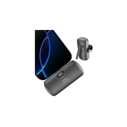 BRAVE-Pocket Pro Mini Portable Power Bank 5000Mah BP-29-Black