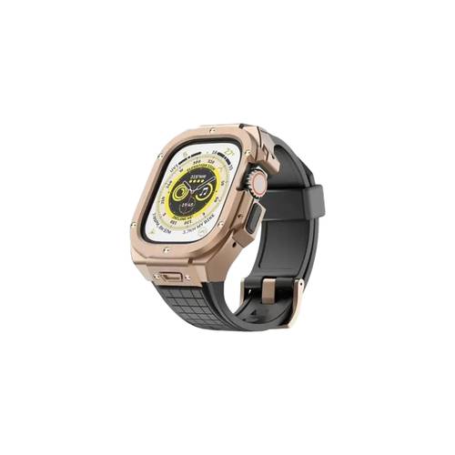 Green Lion Styled Ultra Case for Apple Watch 49MM - Rose Gold