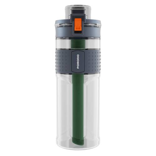 PORODO LIFESTYLE 2- STAGE FILTRATION WATER BOTTLE- 600ml- black