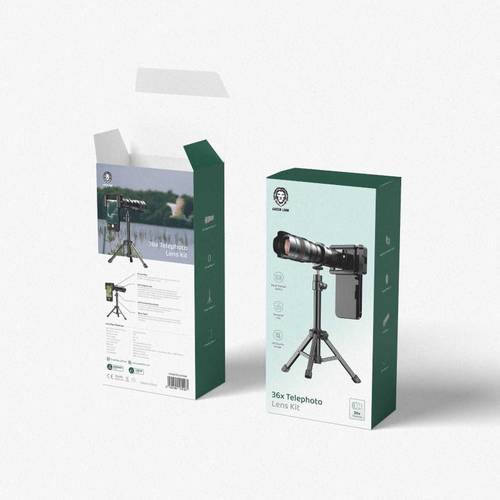 طقم عدسات تليفوتوغرافي 36x