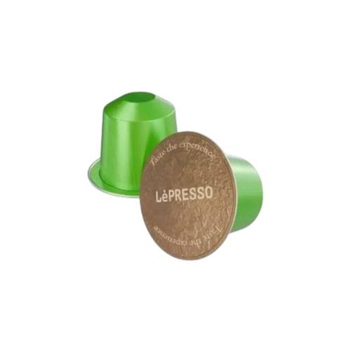 Lepresso Aluminum Capsules For Nespresso Blended 10Pcs Gold Brazilian